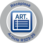 Réponse d’approbation à l’Article R323-25