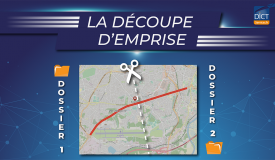 Découpe d'emprise